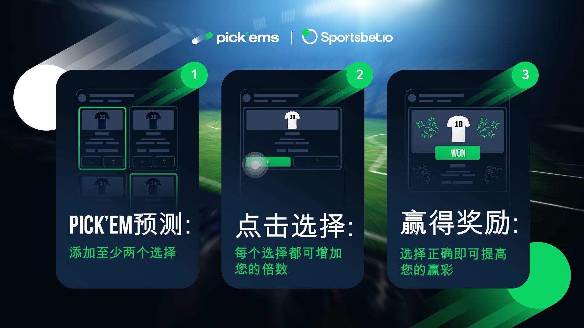 Sportsbet.io 的Pick’em预测:玩法解析